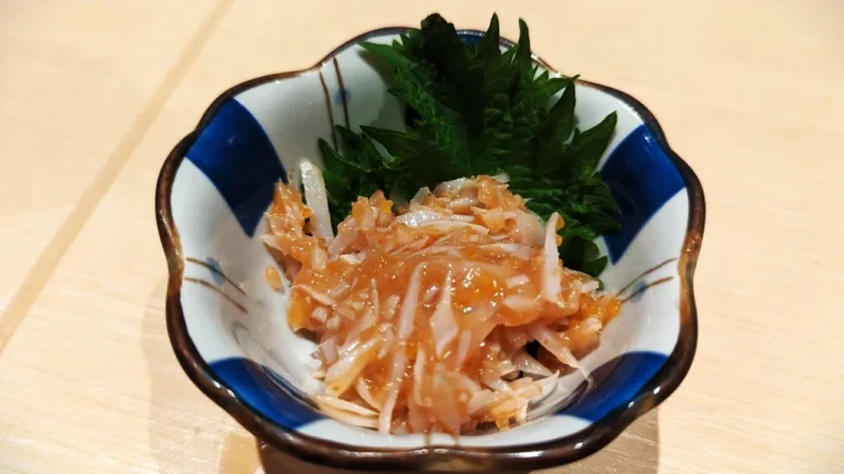 Food served in small dishes at an izakaya